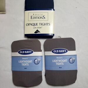 Old Navy Lightweight Tights Bundle in Charcoal